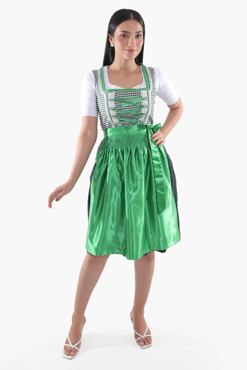 Classic Green Checkered Dirndl Classic Green Checkered Dirndl
