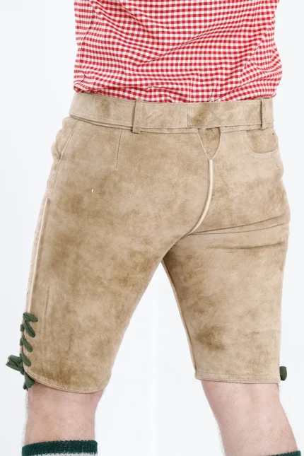 Handcrafted Oktoberfest Lederhosen in Pearly White FG