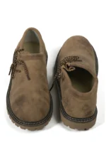 Mens Lederhosen Luxe Bavarian Brown Shoes