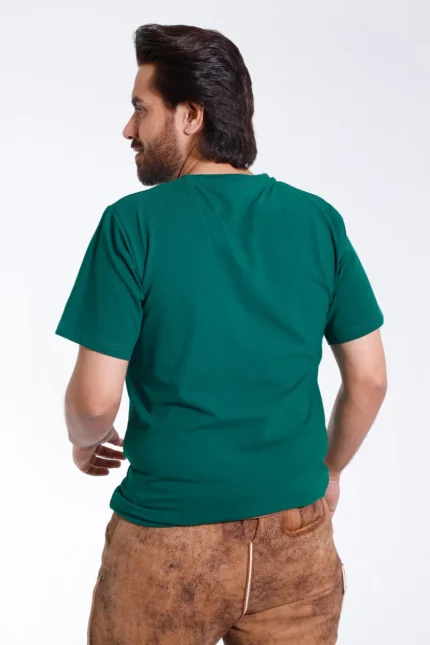 Mens Oktoberfest T Shirt with Stag Graphic