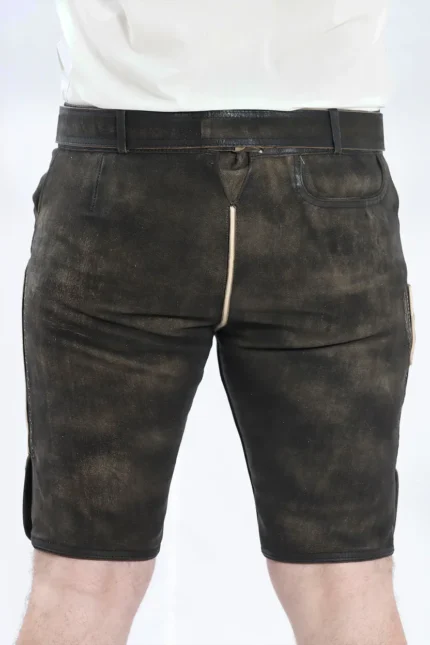 Traditional Lederhosen Men Outfit Onyx Black F