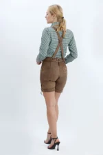 Women Oktoberfest Shirt Green Checkered g
